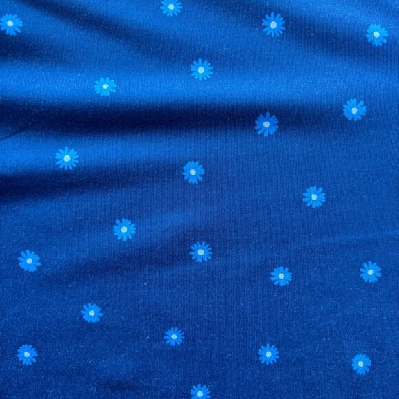 Redvanly Junian Golf Polo Shirt Mens L Admiral Blue Floral PurePoly Short Sleeve - Picture 6 of 14